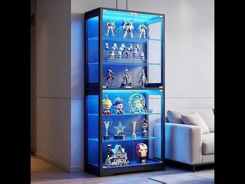 Review: BROTTAR 71” Glass Display Cabinet – Premium Curio Showcase with Lights!