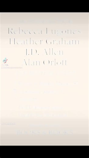 I’m so excited to be part of An Evening With featuring Rebecca Lugones, J.D. Allen, Alan Orloff, and me, Heather Graham! Join us January 31, 7 PM at Books and Books in Miami, FL for an author night you won’t want to miss. Best part, it’s FREE 🎟️ ✨ Link in bio to reserve your seat Let’s talk stories, craft, and community 💛 #AuthorEvent #BooksAndBooks #MiamiReads #WritersLife #HeatherGraham | Heather Graham Pozzessere