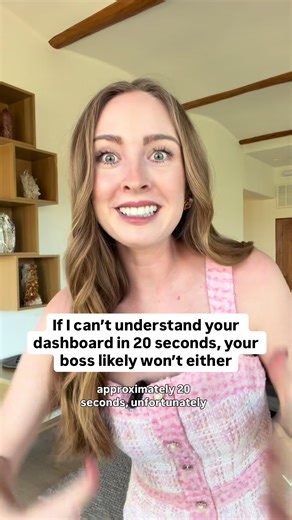 Try this 20 second test on your next dashboard 💡 & click the link in my bio to register for my FREE Excel Dashboards class 👏 #excel #exceltips #corporate #workhacks #spreadsheets