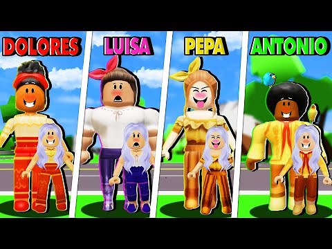 Encanto Dolores vs Luisa vs Pepa vs Antonio (Roblox Brookhaven RP)