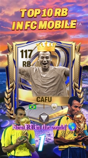 🥶Top 10 RB IN FC MOBILE #fcmobile #fc26 #fifamobile #thegamingofficial #goat #easport