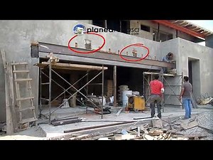 Colocacion de VIGA IPR para Cubierta de Terraza