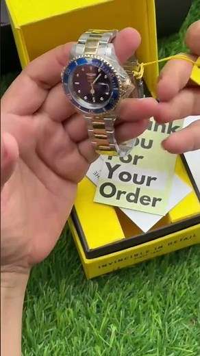 Invicta Pro Diver Watch video along with trending blue dial #invictawatch #invicta #invictawatches