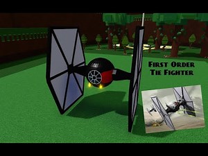 Roblox Build A Boat For Treasure Star Wars First Order Tie Fighter Showcase