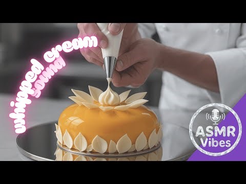 ✨ ASMR ai | Relaxing Whipped Cream & Mirror Glaze Sounds