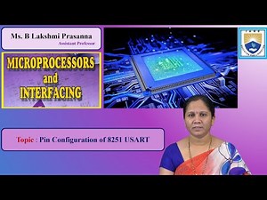 Pin Configuration of 8251 USART by Ms. B Lakshmi Prasanna