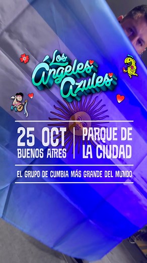 ¡Atención Argentina! El grupo de cumbia más grande del mundo llega a Buenos Aires este 25 de octubre 🇦🇷🇦🇷🎟 ¡Ya inició la venta general de boletos!¡Prepárate para una noche única con Los Ángeles Azules y que se arme el cumbion! #DeIztapalapaParaElMundo ¡Tickets ya a la venta! a través de allaccess.com.ar🌎🕺🏽💃🏻🇦🇷 | Los Ángeles Azules