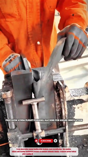 Precision Screw Flight Forming Machine for Auger Innovation