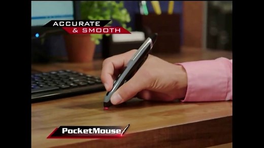 Pocket Mouse TV Spot, 'Work on Any Surface'