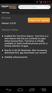 Amazon Appstore updated with Test Drive, try apps before you buy