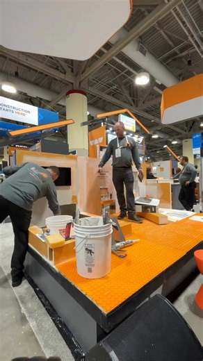Check out a live demo we did today at @buildingscanada in Toronto! 🍊 Full of pro tips and tricks straight from the show floor. Come check us out tomorrow too! 💪 #TheBuildingsShow #TorontoTradeshow #LiveDemo #ConstructionPros #TilePros #Renovation #WaterproofingSystems | Schluter-Systems North America
