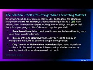 How to Handle Leading Zeros When Converting Strings to Long in Java