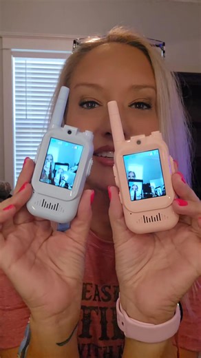 Kids can SEE and TALK to each other—just like FaceTime, but no internet needed. Video Walkie Talkies with voice changer. Rechargeable. Safe 1 to 1 connection only. Perfect for siblings, ages 3-12. They'll play for hours. Great Christmas gift that actually gets used! 🎁 | HeirTalk