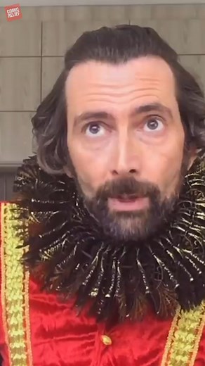 Naughty duo David Tennant and Michael Sheen get told off by Lenny Henry! | Comic Relief