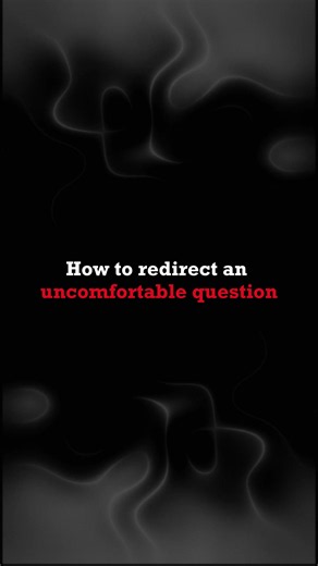 How to Redirect an Uncomfortable Question You don’t have to answer every question you’re asked. You just have to know how to pivot. Not everyone will get this. But if you want your words to carry weight and your career to move faster, you’re in the right place. Join my free newsletter and become a Speakologist. Link in bio. See you there! #communicationskills #professionalcommunication #boundaries