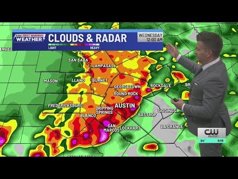 Heavy rain and thunderstorms on track for Tuesday evening and Tuesday night | KXAN Forecast (May 18)
