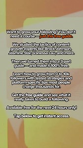 There’s a reason 12,000 creators downloaded this. It’s a free guide packed with proven tactics to grow your audience from 0 to 10K. Steal the exact playbook used by creators like Brock Johnson, Jasmine Star & more. | Creator Spotlight