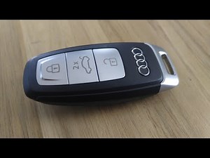 How to replace the battery of the Audi remote control?