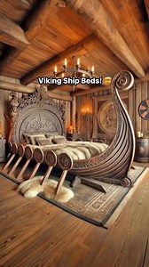 I need a viking ship bed in my life! 🤯🤯#nordic #viking #interiordesign #tiktokmademebuyit | Inspiring Designs