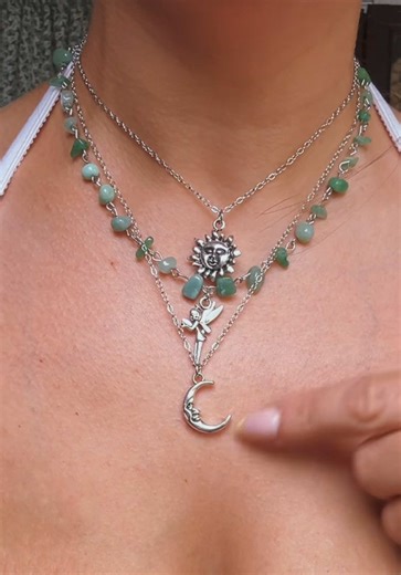 #necklace #jewlery #whimsygoth #tiktokshopsummerturnup