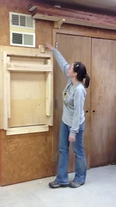 DIY Fold-Down Workbench – Save Space, Work Smarter! 🛠️ #diy #shorts #workbench | Wilker Do's