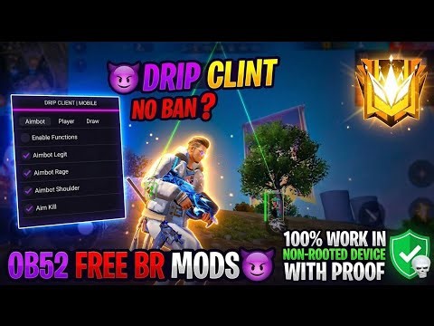 DRIP CLIENT NON ROOT MAIN ID SAFE 🤯🔥 | NO BAN NO BLACKLIST | NON ROOT BEST PANEL HACK | OBB53 PANEL