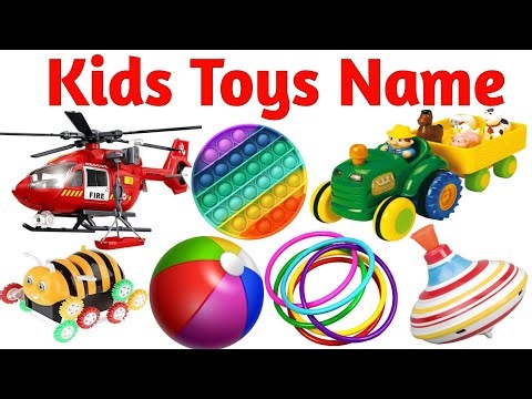 Learn Toys Name for kids | Kids Toys Name in English & Hindi | खिलौनों के नाम अंग्रेजी और हिंदी मे |