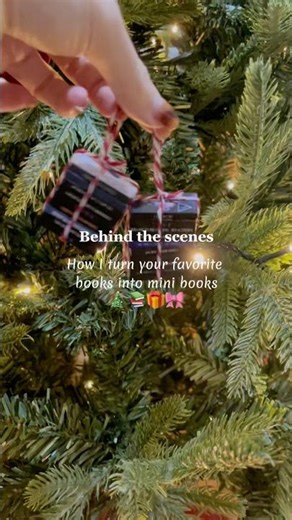 A little behind the scenes of how custom mini books are made ✂️#booktok #booklover #gift