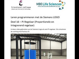 Siemens Logo PI regelaar in Factory IO