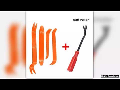 4pcsSet Portable Car Panel Removal Tool Kit Nail Puller Radio Audio Door Pry Repair Clip Trim Dash