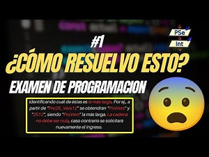Resolví Un Examen Universitario de Programación Estructurada💀