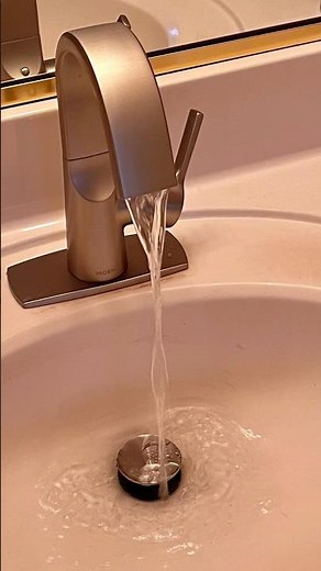 Quick Guide: Removing an Old Faucet & Installing a New Moen Faucet! #asmr #shorts #short #diy #viral