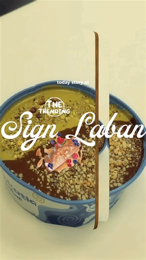 𝓜𝓮𝓻𝓲𝓷 ✨ on Instagram: "Trying out the viral dessert @sign_laban . .#nutellapistacchio . . #viral #dessert #signlaban #dubaikunafa #foodporn #foodlover #signlabanbanglore #merriin #snapbymerry #viralvideo"