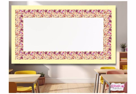 Spring Bulletin Board Borders Whimsical Flowers Printable School Classroom Decor Bulletin Border - Etsy