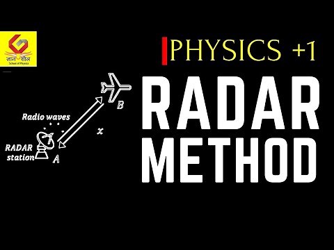 RADAR Method || Indirect Method of Distance || class 11 Physics