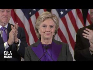 Watch Hillary Clinton's full concession speech in U.S. presidential election