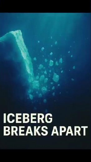 Unbelievable Iceberg Breaks Apart in the Deep Ocean | 8K Realistic Nature Shot