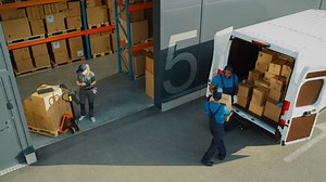 Outside Logistics Retailer Warehouse Manager Using Stock Footage Video (100% Royalty-free) 1075562897 | Shutterstock
