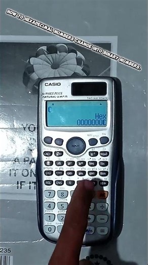 How to hexadecimal decimal numbers change into binary numbers.