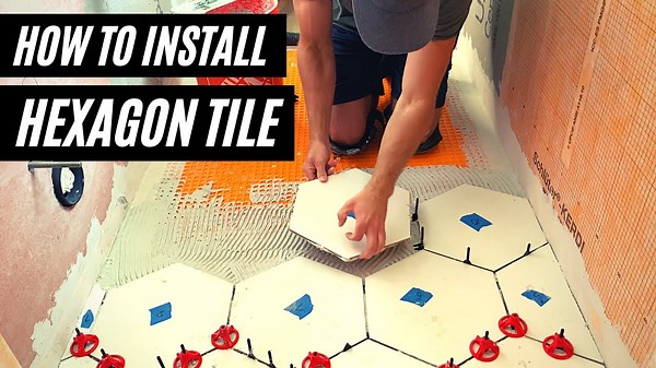 This is how to do hexagon style flooring