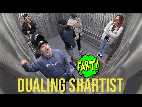 Hilarious Wet Fart Prank In A Elevator with ThatBrownNerd