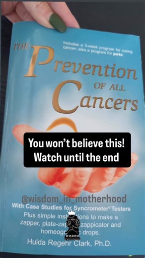 7.6K views · 225 reactions | The book is by Dr.Hulda Clark, and the...