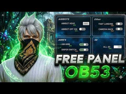 FREE FIRE PC PANEL OB53 🎯 AIMBOT RAGE PANEL | EVERY DAY FREE PANEL FOR ALL SERVER SAFE