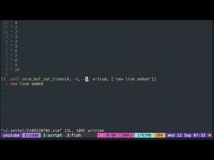 Neovim API: nvim_buf_set_lines() ( insert/replace/delete lines )
