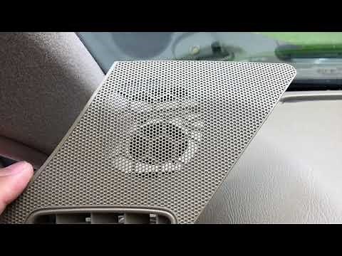 Replacing a speaker grill and tweeter Mercedes Benz E320 E430 W210