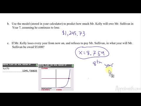 AP Precalculus – 2.5.A Exponential Function Context and Data Modeling