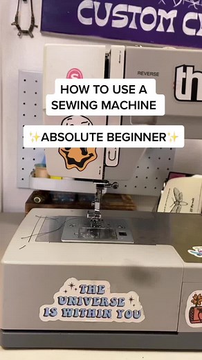 hey babes! Grab ur machine it’s time to stop procrastinating ✋🏼 🛑 #sewingforbeginners #howtosewingmachine #sewingmachine #beginnersewing #sewingtutorial