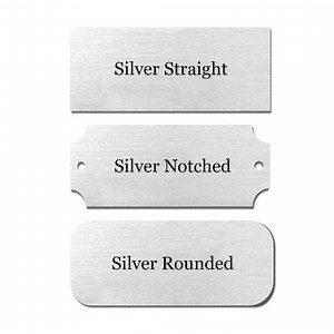 1" X 3" Metal Name Plate - Metal Name Sign - Picture Frame Plate - Wedding Sign Plate - Trophy Award Plate - Metal Plaque - Engraved Plate - Etsy