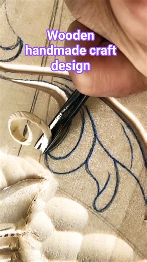 Wooden Handicraft Tutorial | Attractive Wood Art Design #handmadecraft #woodcraft #woodart #craft