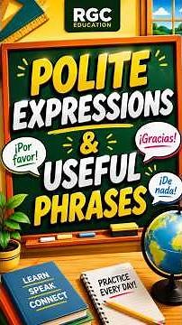 Spanish Polite Expressions & Useful Phrases 🇪🇸 | Learn Spanish Fast #shortsvideo